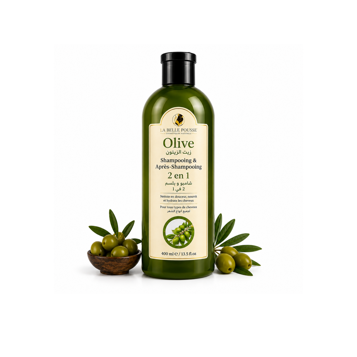 Shampoo 2 in 1 all’Olio d’Oliva – La Belle Pousse